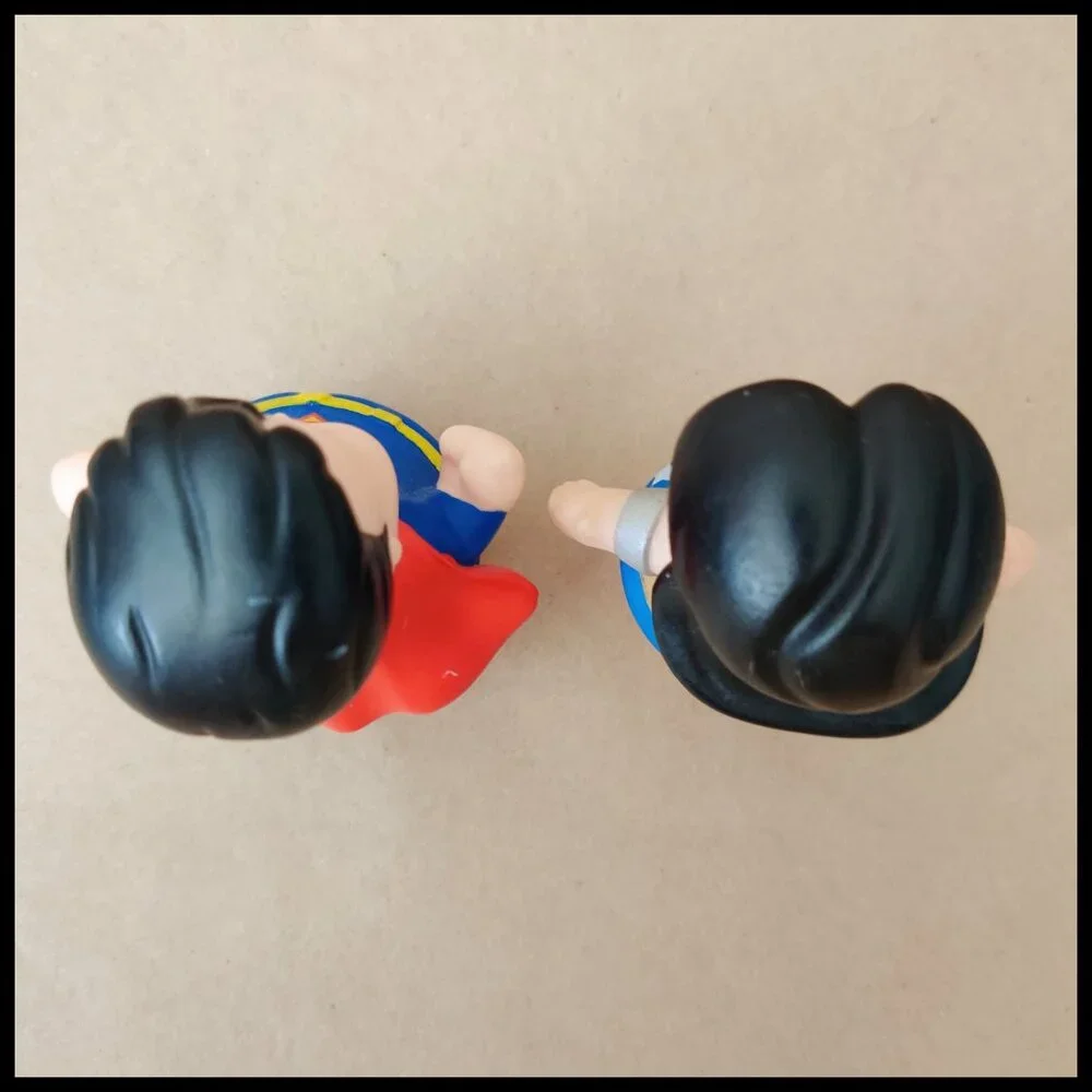 4x Fisher Price Little People -DC Heroes- Superman, Wonder Woman, Batgirl, Robin - Picture 6 of 15